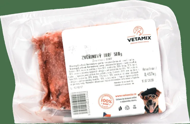 Barf Vetamix zvěřinový 500g