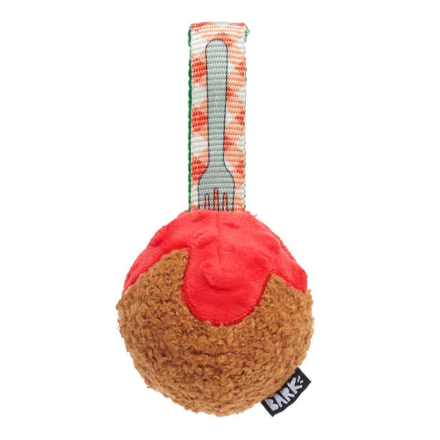 Bark psí hračka A Squeaky Meat-A-Ball - cca D 26 x Š 15,9 x V 7,6 cm