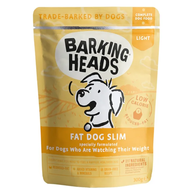 BARKING HEADS Fat Dog Slim kapsička pro psy 300 g
