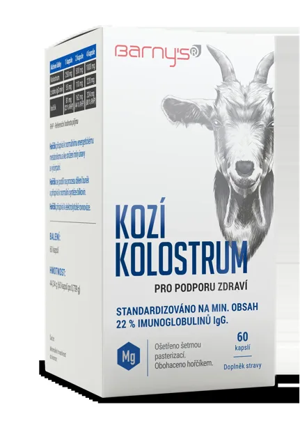 Barny`s Kozí kolostrum 60 kapslí