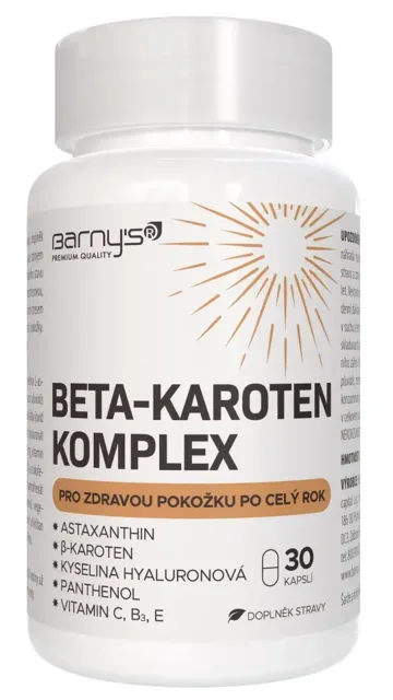 Barnys BETA-KAROTEN komplex 30 kapslí