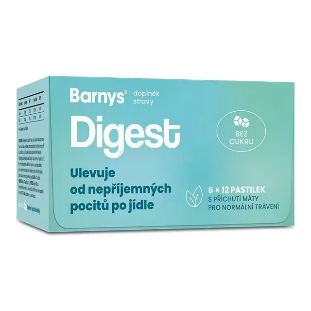 Barnys Digest 6x12 pastilek
