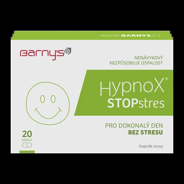 Barnys HypnoX STOPstres, doplněk stravy 20 ks