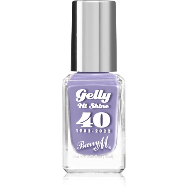 Barry M Gelly Hi Shine "40" 1982 - 2022 lak na nehty odstín Party Ring 10 ml