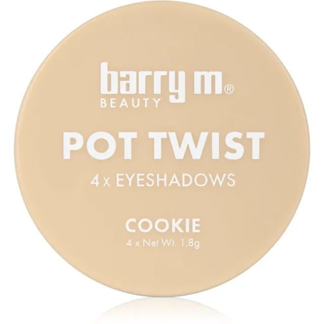 Barry M Pot Twist krémové oční stíny odstín Cookie 4x1.8 g