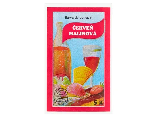 barva do potravin červeň malinová 5 g