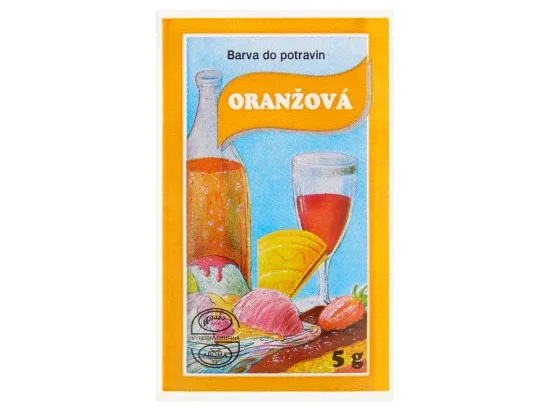 Barva do potravin oranžová 5 g