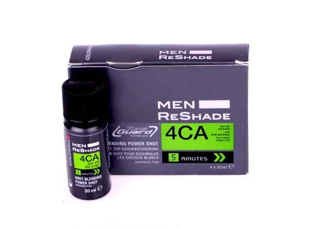 Barva na probarvení šedin Men ReShade Goldwell - 4CA středně hnědá (214010) + dárek zdarma