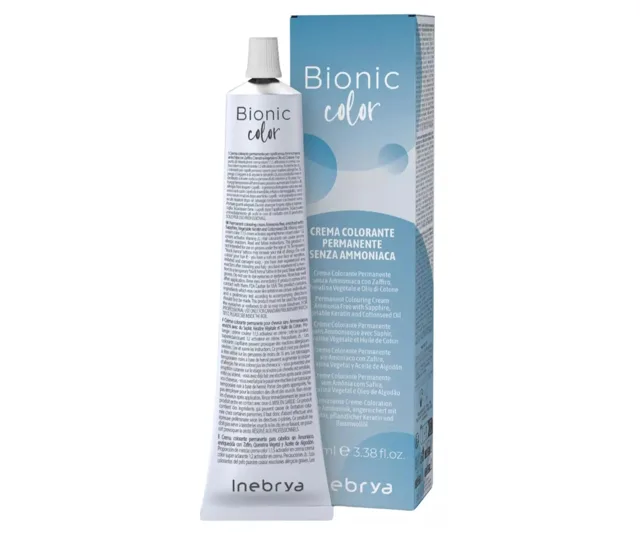 Barva na vlasy Inebrya Bionic 100 ml - 1/10 černomodrá (776116) + dárek zdarma