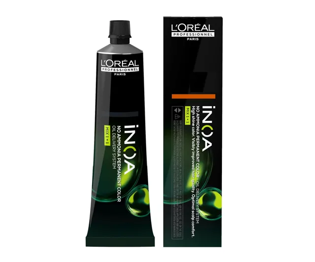 Barva na vlasy Loréal Professionnel iNOA 60 g - 4.45 hnědá měděná mahagonová - L’Oréal Professionnel + dárek zdarma