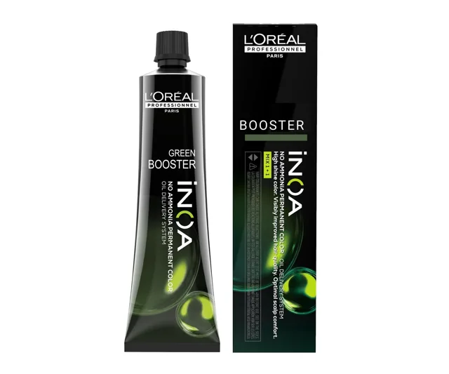 Barva na vlasy Loréal Professionnel iNOA 60 g - Booster Green - L’Oréal Professionnel + dárek zdarma