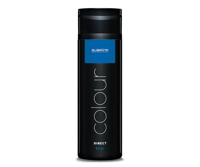 Barva na vlasy s přímými pigmenty Subrina Professional Direct Colour Blue - 200 ml, modrá (060345) + dárek zdarma