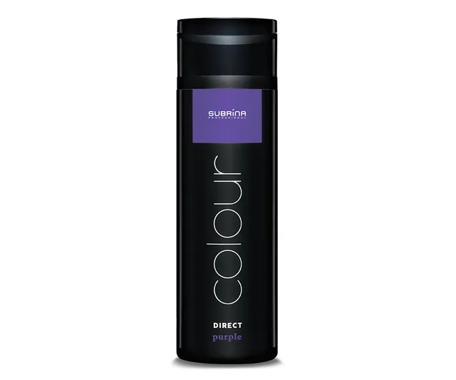 Barva na vlasy s přímými pigmenty Subrina Professional Direct Colour Purple - 200 ml, fialová (060344) + dárek zdarma