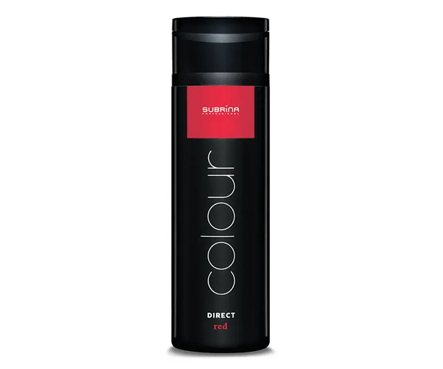 Barva na vlasy s přímými pigmenty Subrina Professional Direct Colour Red - 200 ml, červená (060342) + dárek zdarma
