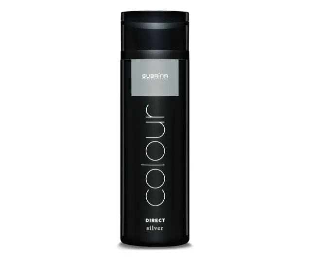 Barva na vlasy s přímými pigmenty Subrina Professional Direct Colour Silver - 200 ml, stříbrná (060347) + dárek zdarma
