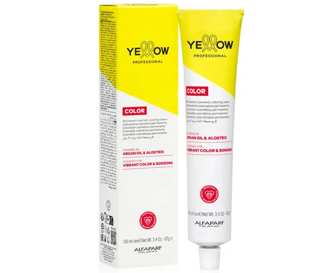 Barva na vlasy Yellow Professional Color 100 ml - odstín 7 střední blond + dárek zdarma