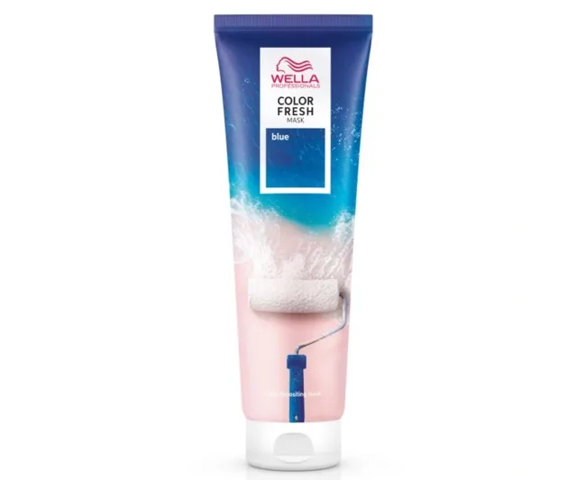 Barvicí maska na vlasy Wella Color Fresh Mask Blue - 150 ml, modrá + dárek zdarma