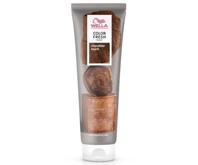 Barvicí maska na vlasy Wella Color Fresh Mask Chocolate Touch - 150 ml, čokoládově hnědá + dárek zdarma