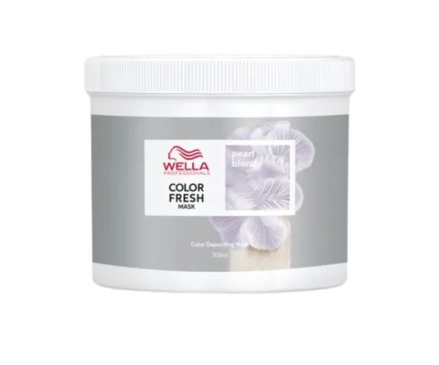 Barvicí maska na vlasy Wella Color Fresh Mask Pearl Blonde - 500 ml, perlová blond + dárek zdarma