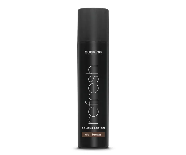Barvicí sprej na vlasy Subrina Professional Refresh Colour Lotion 250 ml - odstín 6/7 hnědá (060353) + dárek zdarma