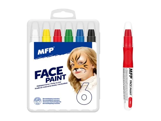 Barvy na obličej MFP 6 ks set
