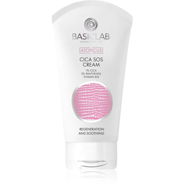 BasicLab Dermocosmetics Atopicus SOS krém pro citlivou pleť se sklonem ke zčervenání 75 ml