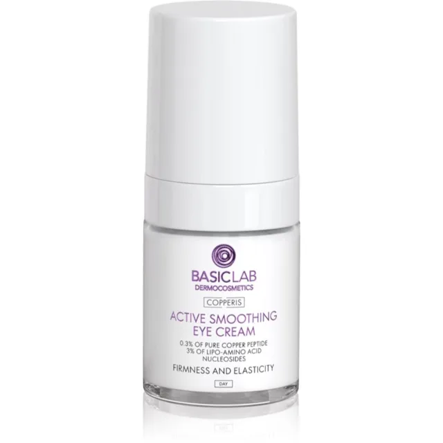 BasicLab Dermocosmetics Copperis vyhlazující oční krém na den 18 ml