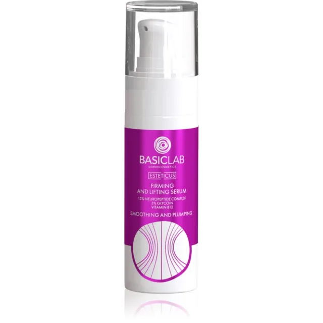 BasicLab Dermocosmetics Esteticus liftingové sérum pro zpevnění kontur obličeje 15% Neuropeptide Complex, 3% Glycoin 30 ml