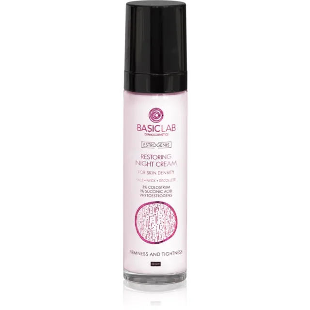 BasicLab Dermocosmetics Estrogenis obnovující noční krém pro zralou pleť 50 ml