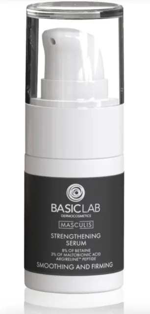 BasicLab Dermocosmetics Masculis posilující pleťové sérum pro muže 15 ml, EXP. 05/2026
