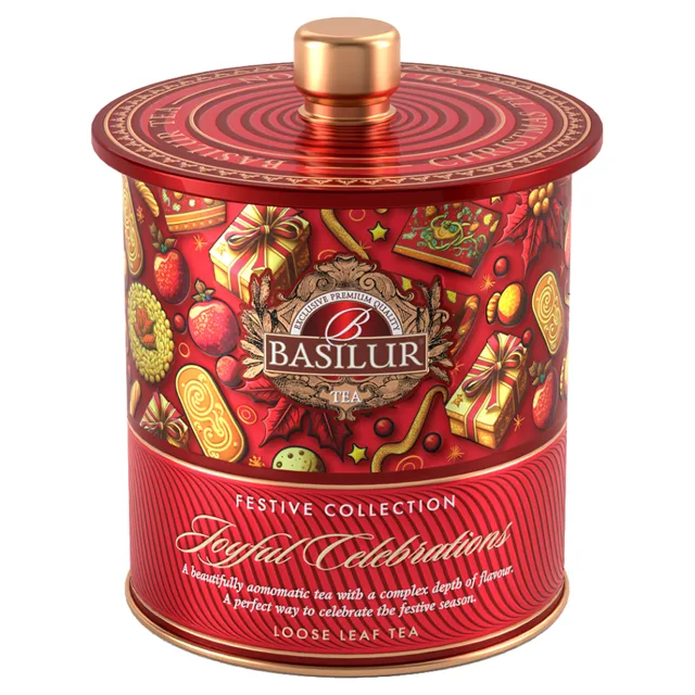 BASILUR Festive tea joyful celebrations černý čaj 75 g