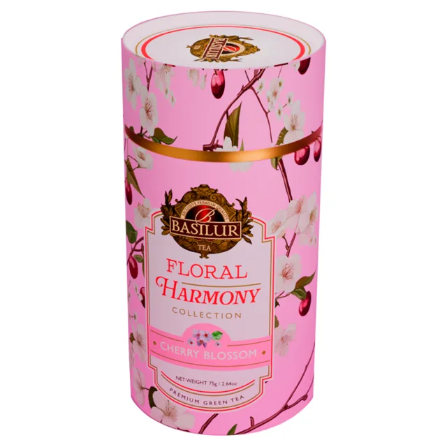 BASILUR Floral harmony cherry blossoms zelený čaj 75 g