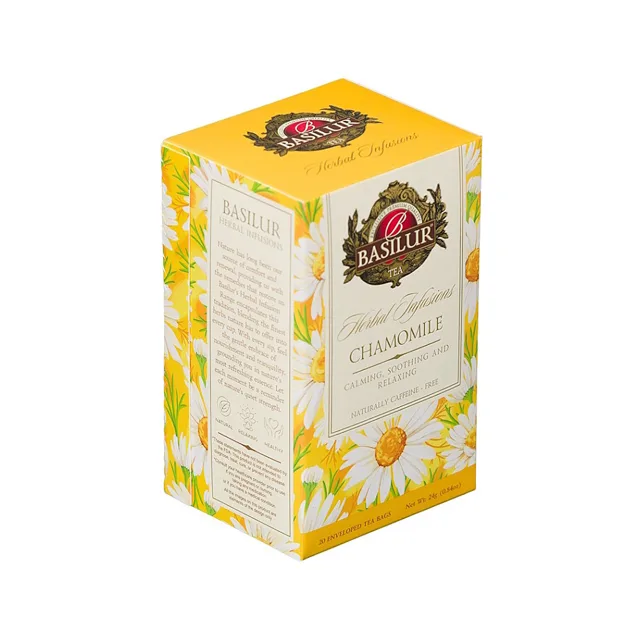 BASILUR Herbal chamomile heřmánkový čaj 20 sáčků