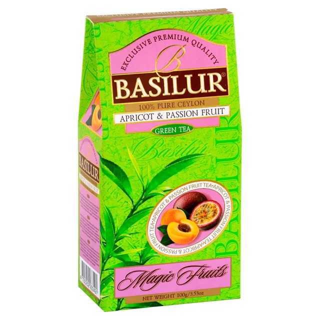 BASILUR Magic green tea Apricot & Passion fruit sypaný čaj 100 g