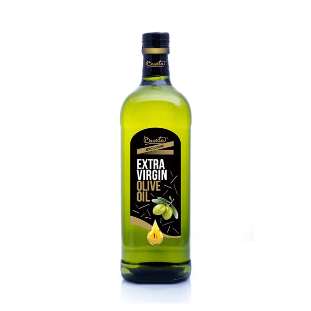 BASSTA Olivový olej extra virgin ve skle 1 litr