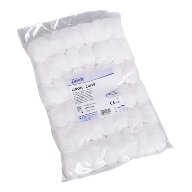 BATIS Linon tampon stáčený nesterilní 20x19cm 100 kusů