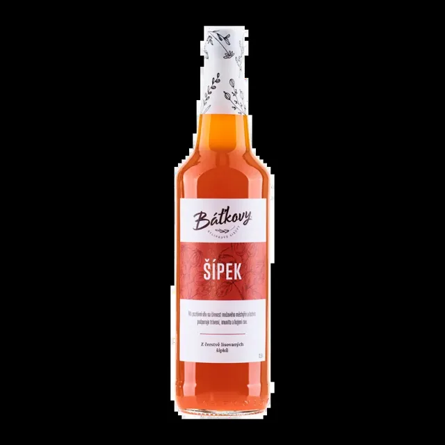 Báťkovy sirupy Šípkový sirup 500 ml