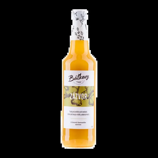 Báťkovy sirupy Zázvorový sirup 500 ml