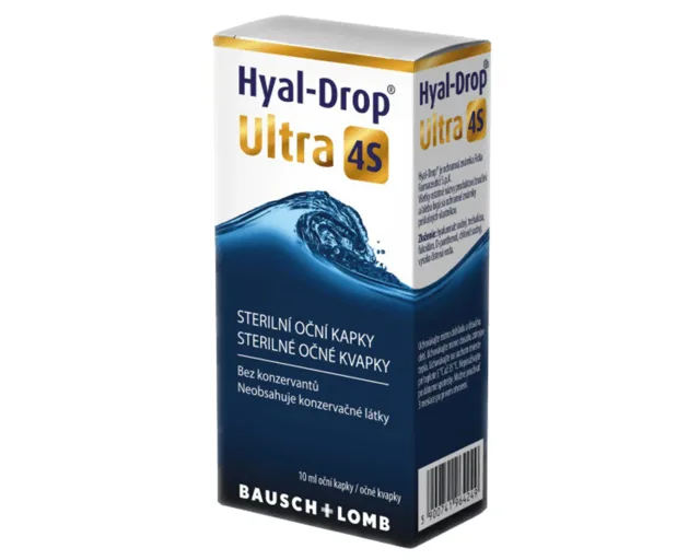 Bausch & Lomb Hyal-Drop Ultra 4S eye drops 10 ml