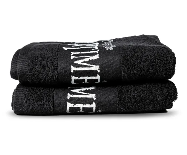 Bavlněný ručník Pirates of the Barbertime Towel With Barbertime Logo 50 x 90 cm - černý + dárek zdarma