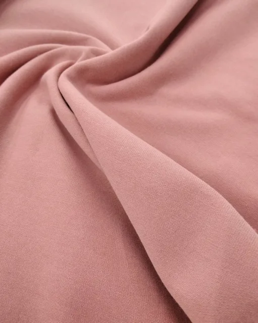 Bavlněný úplet s elastanem, 1 metr, 185gr/m2, starorůžový