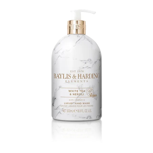 Baylis & Hardin Baylis & Harding Tekuté mydlo na ruce - White tea & Neroli, 500ml (poškozený aplikátor)