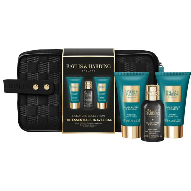 Baylis & Harding Black Pepper & Ginseng dárková sada na cesty