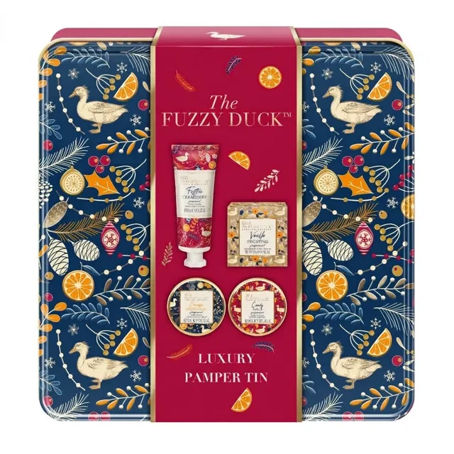 Baylis & Harding Dárková mini sada v plechové dóze The Fuzzy Duck 4 ks