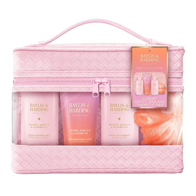 Baylis & Harding Dárková sada Jojoba, Vanilka & Mandlový olej Set 4 ks
