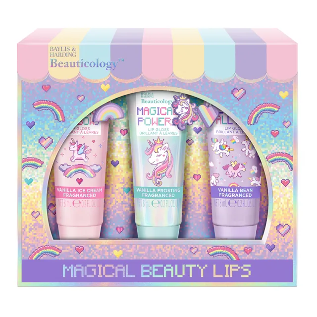 Baylis & Harding Dárková sada lesků na rty Unicorn 3 ks