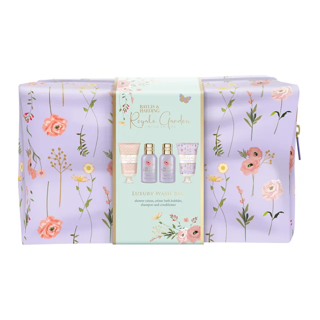 Baylis & Harding Dárková sada Levandule & Šípkový čaj 4 ks