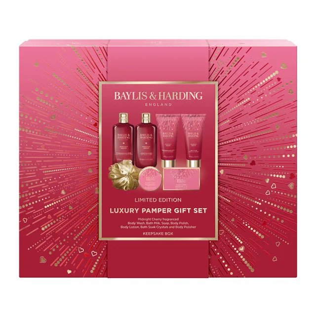 Baylis & Harding Dárková sada Midnight Cherry 7 ks