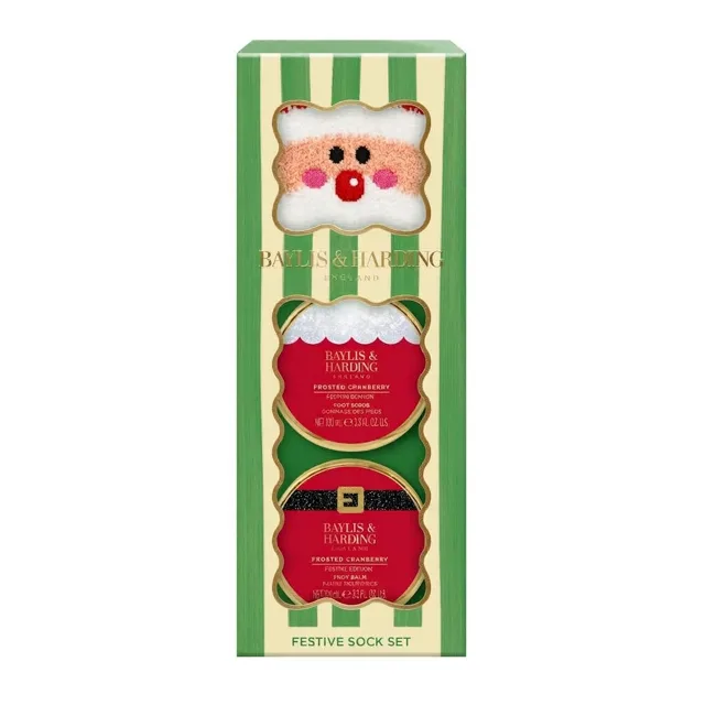Baylis & Harding Dárková sada péče o nohy Festive Friends 3 ks