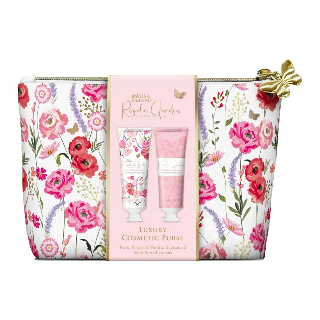 Baylis & Harding Dárková sada péče o ruce v taštičce Royale Garden 2 ks